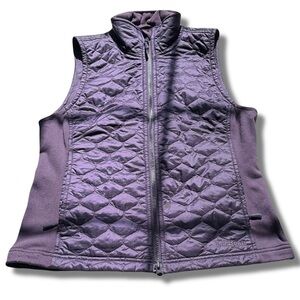 09 L.L.Bean Plum Quilted Lightweight Vest – Size XS | Cozy Layers | Fall Winter